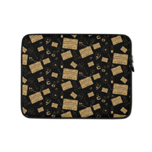 Load image into Gallery viewer, Ouija and Skulls Laptop Sleeve