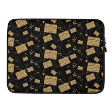 Load image into Gallery viewer, Ouija and Skulls Laptop Sleeve