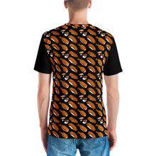 Load image into Gallery viewer, Black with Sushi Pattern Men's T-shirt