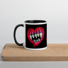 Load image into Gallery viewer, Goth Home Decor Eat Your Heart Out Creepy Coffee Mug