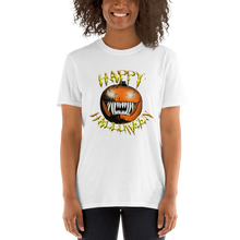 Load image into Gallery viewer, Happy Halloween Scary Pumpkin Short-Sleeve Unisex T-Shirt