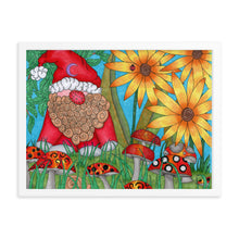 Load image into Gallery viewer, The Gnome Original art print by Roxanne Crouse Framed poster