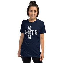 Load image into Gallery viewer, Goth Mom Black With White Text Short-Sleeve Unisex T-Shirt