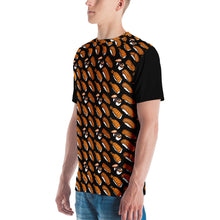 Load image into Gallery viewer, Black with Sushi Pattern Men's T-shirt