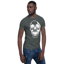 Load image into Gallery viewer, Goth Clothes White Skull Short-Sleeve Unisex T-Shirt