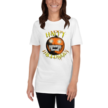 Load image into Gallery viewer, Happy Halloween Scary Pumpkin Short-Sleeve Unisex T-Shirt