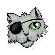 Load image into Gallery viewer, Pirate Cat Bullet Journal Bubble-free sticker