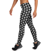 Load image into Gallery viewer, Black Goth Skulls Leggings