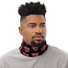 Load image into Gallery viewer, Stay Back I Bite Evil Heart Face Mask Neck Gaiter