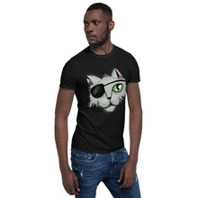 Load image into Gallery viewer, Cartoon Pirate Cat Short-Sleeve Unisex T-Shirt for Men and Women