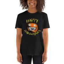 Load image into Gallery viewer, Happy Halloween Scary Pumpkin Short-Sleeve Unisex T-Shirt