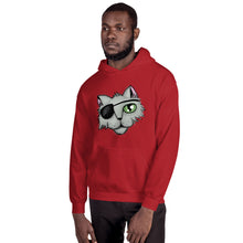 Load image into Gallery viewer, Pirate Cat Unisex Hoodie for Men and Women