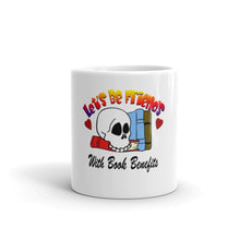 Load image into Gallery viewer, Lets be friends with book benefits coffee mug perfect gift for book lover reader