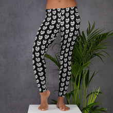 Load image into Gallery viewer, Black Goth Skulls Leggings