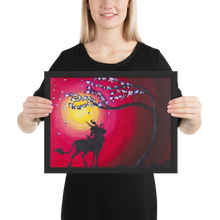 Load image into Gallery viewer, The Last Unicorn inspired Framed matte paper poster