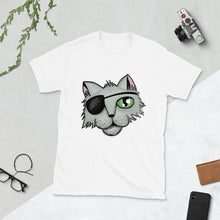 Load image into Gallery viewer, Cartoon Pirate Cat Short-Sleeve Unisex T-Shirt for Men and Women