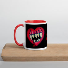 Load image into Gallery viewer, Goth Home Decor Eat Your Heart Out Creepy Coffee Mug