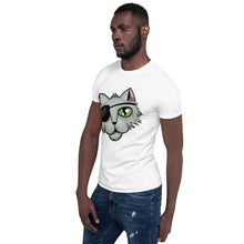Load image into Gallery viewer, Cartoon Pirate Cat Short-Sleeve Unisex T-Shirt for Men and Women