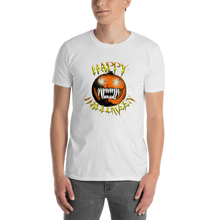 Load image into Gallery viewer, Happy Halloween Scary Pumpkin Short-Sleeve Unisex T-Shirt white