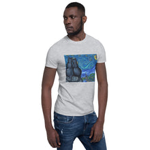 Load image into Gallery viewer, Starry Kitties Parody of Starry Night Short-Sleeve Unisex T-Shirt