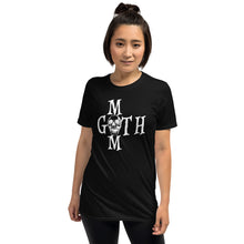 Load image into Gallery viewer, Goth Mom Black With White Text Short-Sleeve Unisex T-Shirt