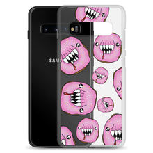 Load image into Gallery viewer, Scary pink man eating doughnuts Samsung Case