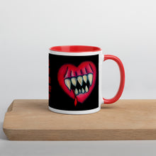 Load image into Gallery viewer, Goth Home Decor Eat Your Heart Out Creepy Coffee Mug