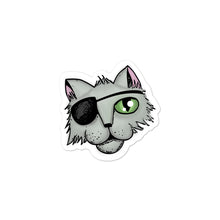 Load image into Gallery viewer, Pirate Cat Bullet Journal Bubble-free sticker