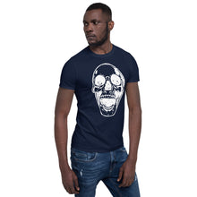 Load image into Gallery viewer, Goth Clothes White Skull Short-Sleeve Unisex T-Shirt