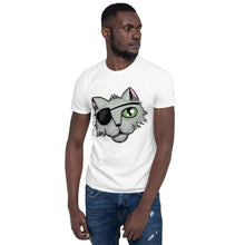 Load image into Gallery viewer, Cartoon Pirate Cat Short-Sleeve Unisex T-Shirt for Men and Women
