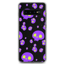 Load image into Gallery viewer, Purple Skulls Samsung Case