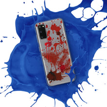 Load image into Gallery viewer, Blood Splatter Horror Clear Case for Samsung®
