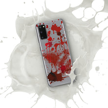 Load image into Gallery viewer, Blood Splatter Horror Clear Case for Samsung®