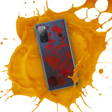 Load image into Gallery viewer, Blood Splatter Horror Clear Case for Samsung®