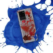 Load image into Gallery viewer, Blood Splatter Horror Clear Case for Samsung®