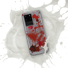 Load image into Gallery viewer, Blood Splatter Horror Clear Case for Samsung®