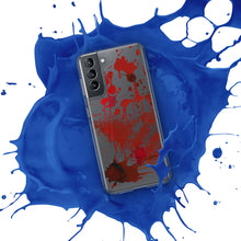 Load image into Gallery viewer, Blood Splatter Horror Clear Case for Samsung®