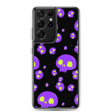 Load image into Gallery viewer, Purple Skulls Samsung Case