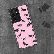 Load image into Gallery viewer, Pastel Goth Skeleton Cats Samsung Case