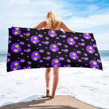 Load image into Gallery viewer, Purple Skulls Towel