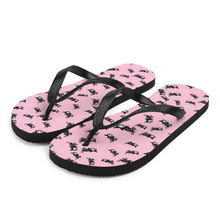 Load image into Gallery viewer, Pastel Goth Skeleton Cats Duffle Flip-Flops