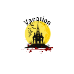 Load image into Gallery viewer, Goth Halloween Vacation Haunted House Planner and Journal Sticker sheet