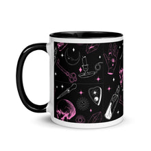 Load image into Gallery viewer, Skull and Potions Coffee Mug with Color Inside