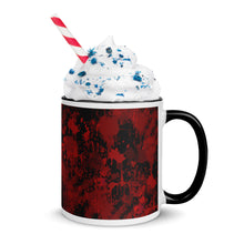 Load image into Gallery viewer, Blood Splatter Horror Coffee Mug with Color Inside