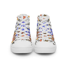 Load image into Gallery viewer, Crazy Cat Lady Women’s high top canvas shoes