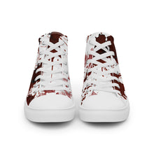 Load image into Gallery viewer, Covered in Blood Women’s high top canvas shoes Gift for Horror Fans