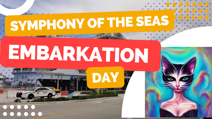 Embarkation Day Tips at the Port of Miami boarding Symphony of the Seas 2022 #royalcaribbean #symphonyoftheseas #embarkation #cruiseaddict #cruisevlogger