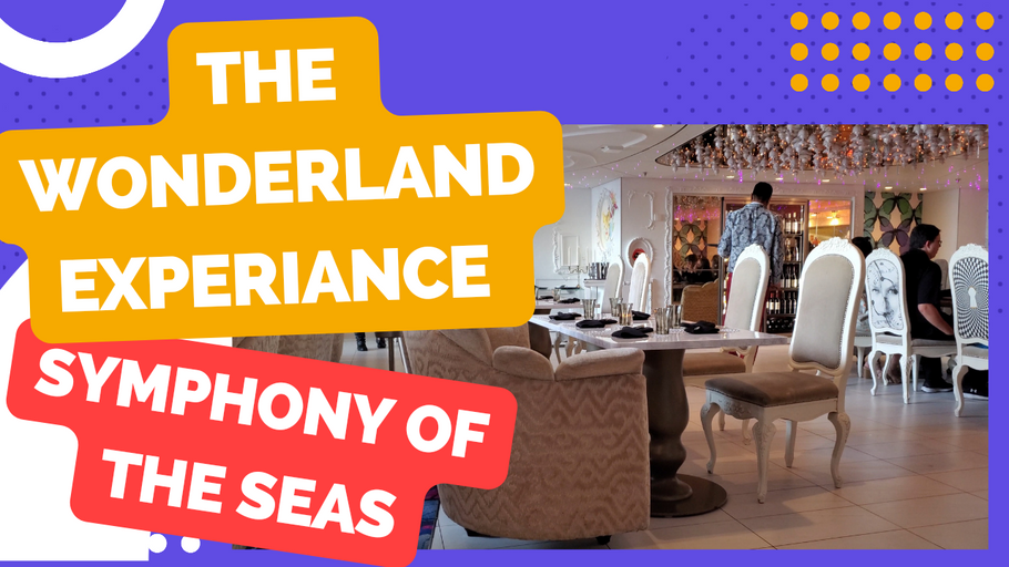 The Wonderland Restaurant Experience on Symphony of the Seas Royal Caribbean #royalcarribean #symphonyoftheseas