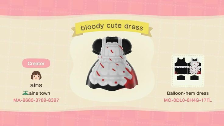 cute dresses animal crossing new horizons Cool Creepy Goth #AnimalCrossingNewHorizon Clothes Designs I Have Foun –  Dark Whimsical Art