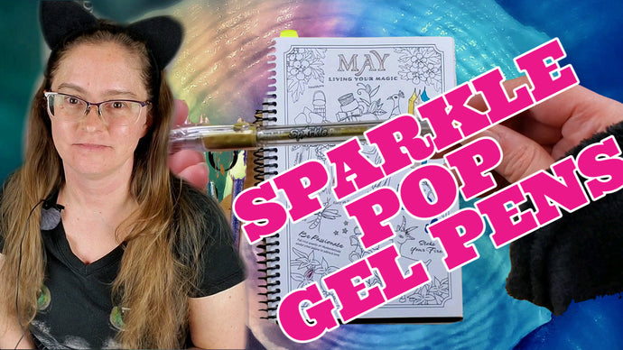 Art Supply Review of Sparkle Pop Pentel Gel Pens